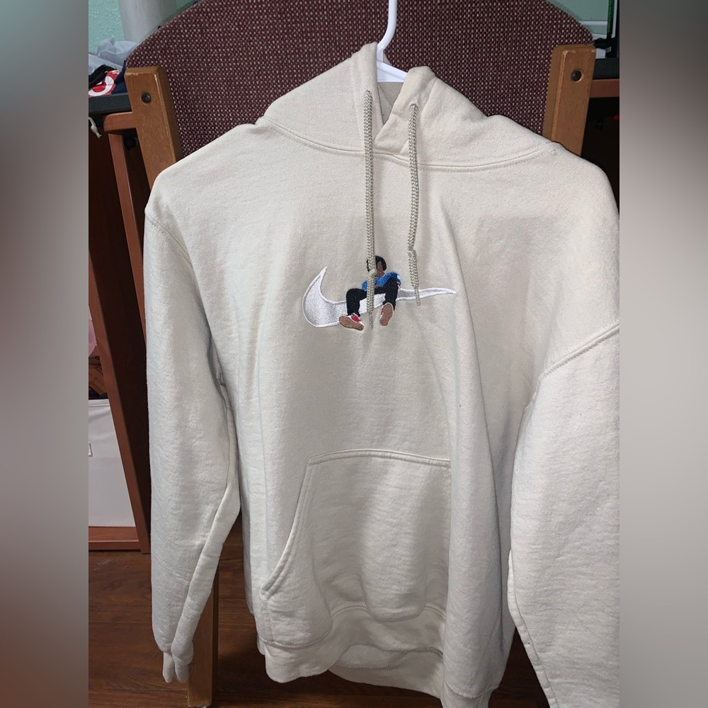 Custom Jcole embroidered Nike hoodie